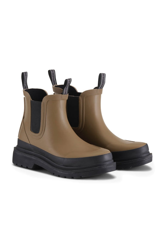 ILSE JACOBSEN SHORT CHELSEA RUBBER BOOT | OTTER