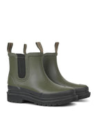 ILSE JACOBSEN SHORT CHELSEA RUBBER BOOT | ARMY