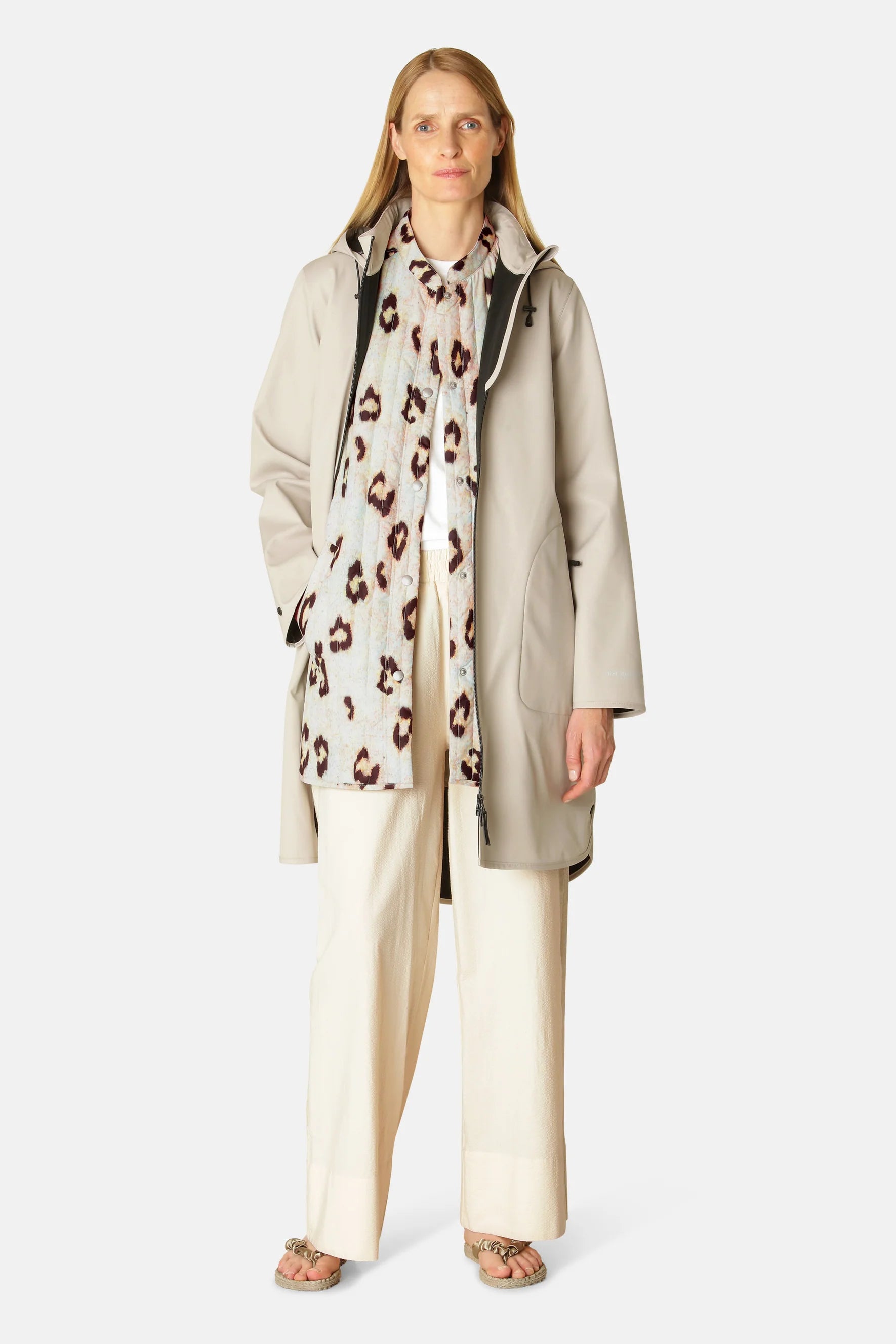 ILSE JACOBSEN LONG RAINCOAT | CHATEAU GRAY