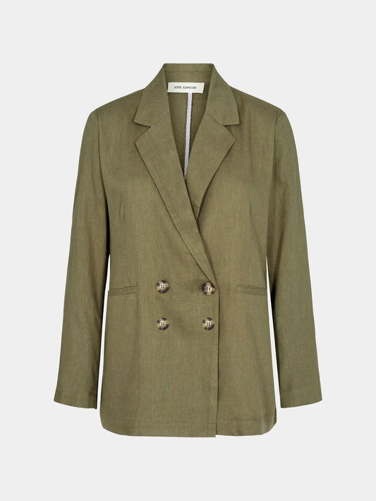 SOFIE SCHNOOR BLAZER | ARMY GREEN