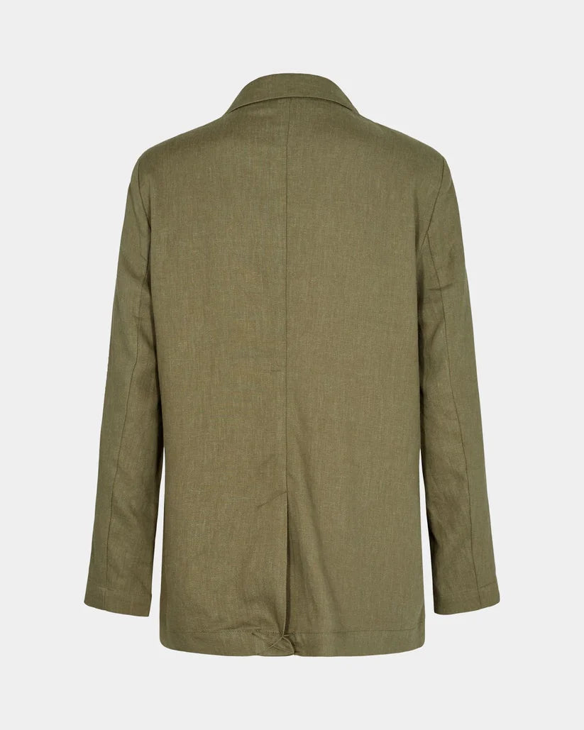 SOFIE SCHNOOR BLAZER | ARMY GREEN