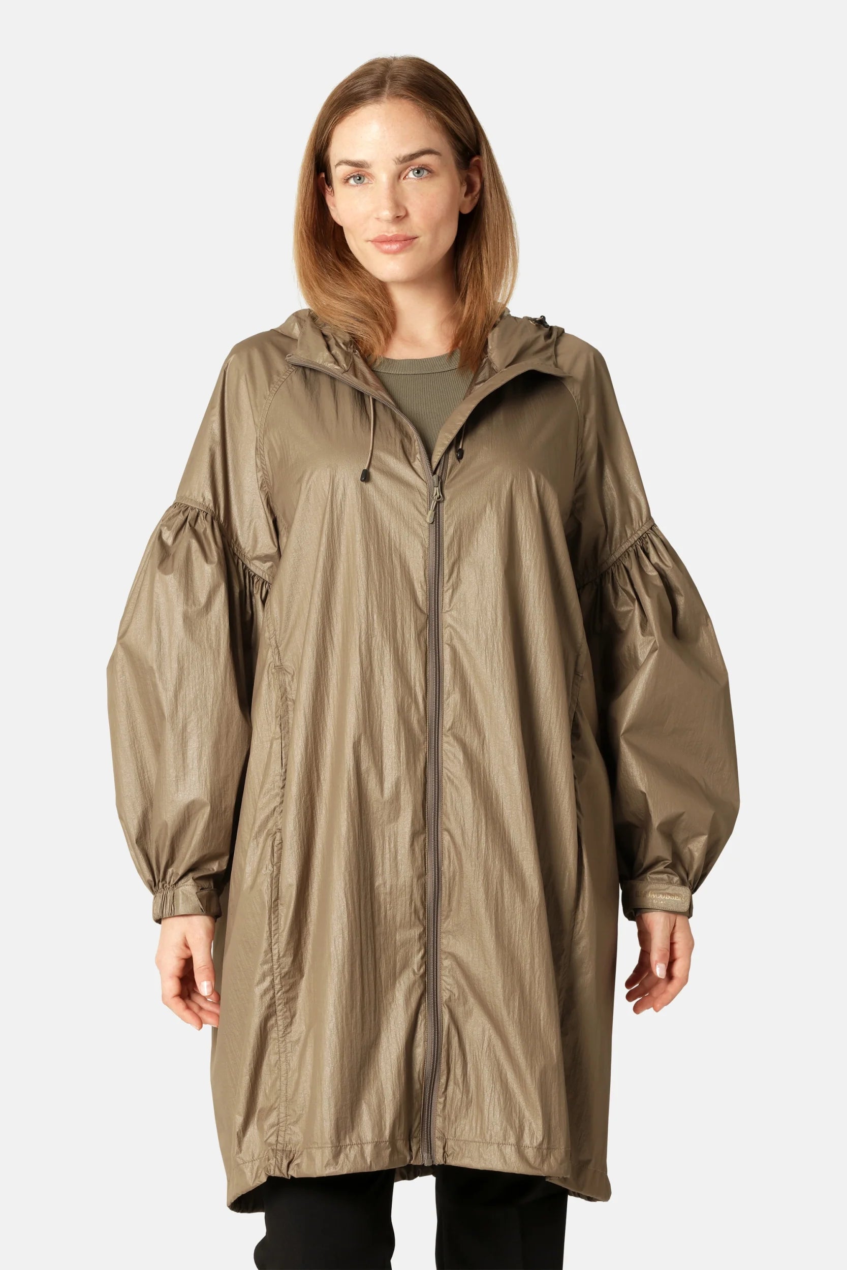 ILSE JACOBSEN LIGHTWEIGHT OVERSIZED JACKET | GREIGE GOLD
