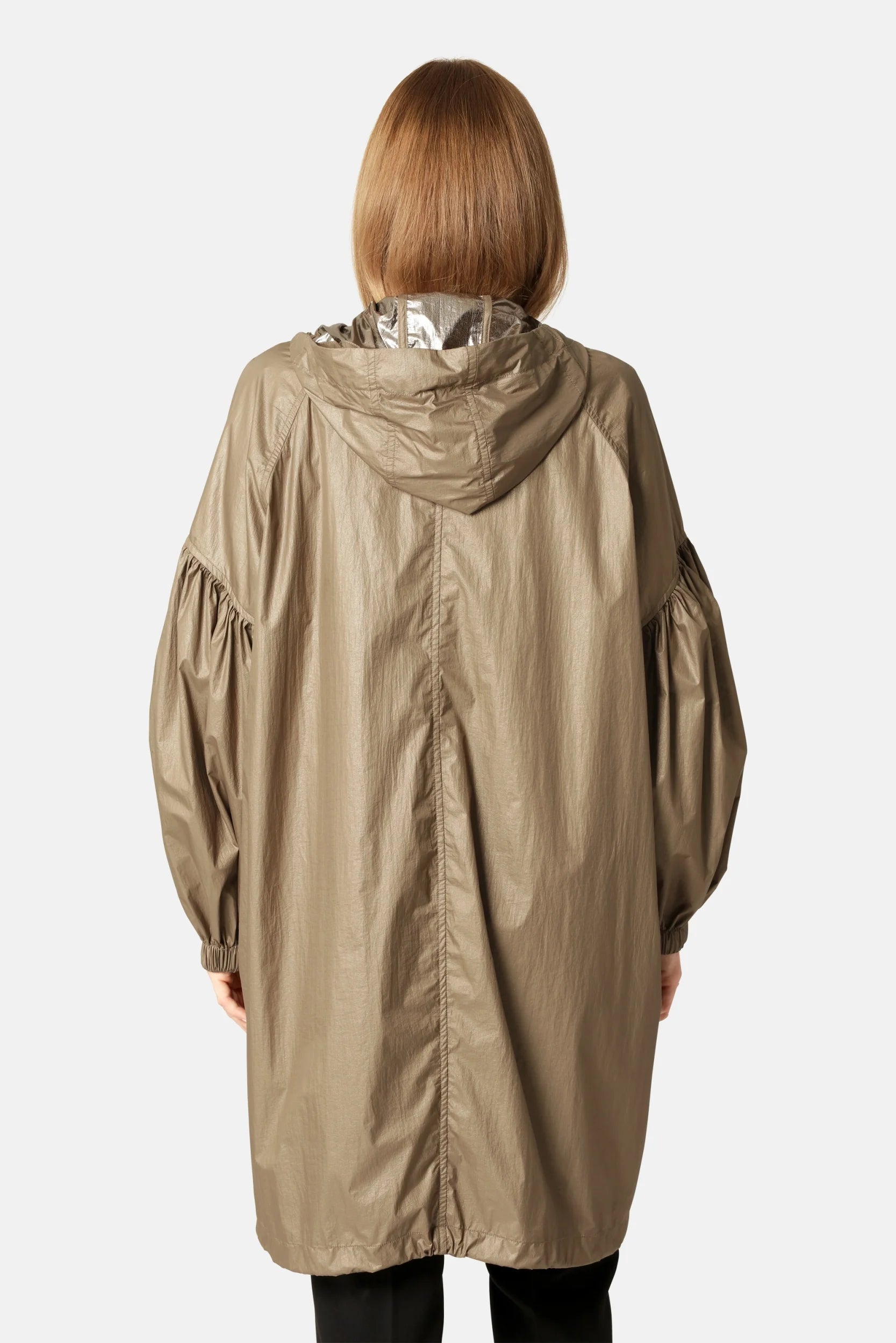 ILSE JACOBSEN LIGHTWEIGHT OVERSIZED JACKET | GREIGE GOLD