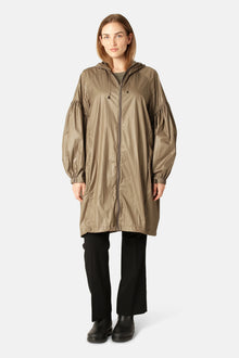 ILSE JACOBSEN LIGHTWEIGHT OVERSIZED JACKET | GREIGE GOLD