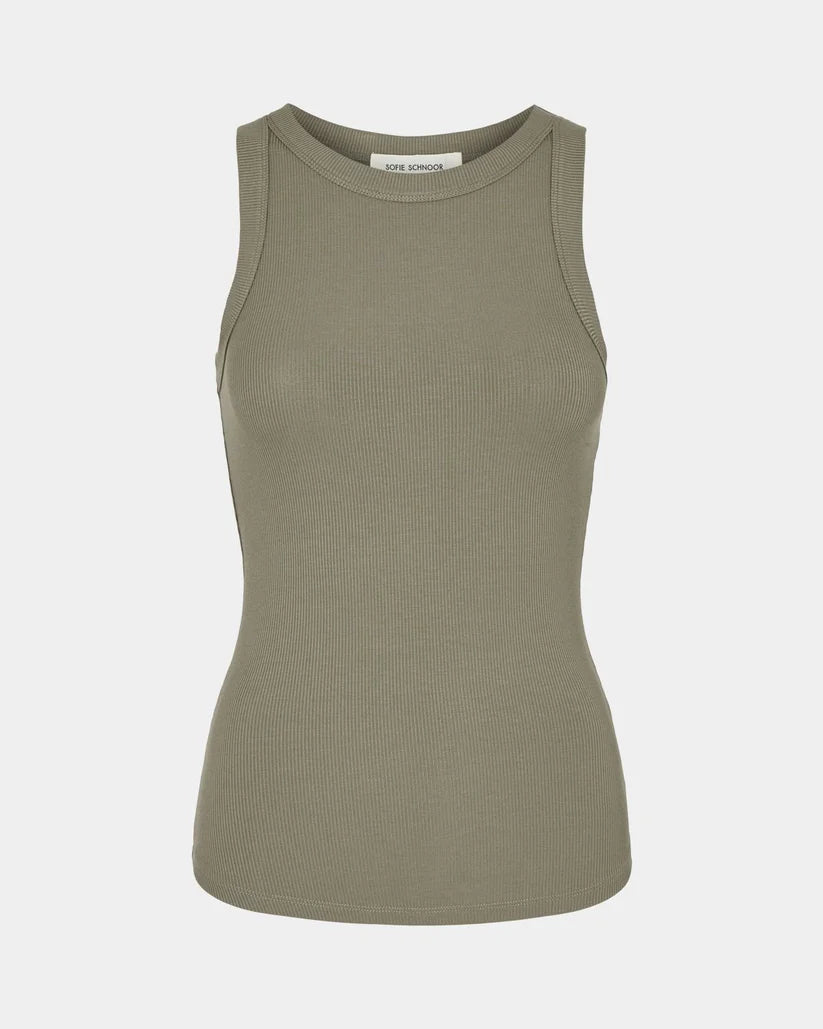 SOFIE SCHNOOR TANK | ARMY GREEN