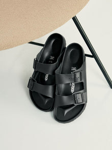 BIRKENSTOCK ARIZONA EXQUISITE LEATHER | BLACK
