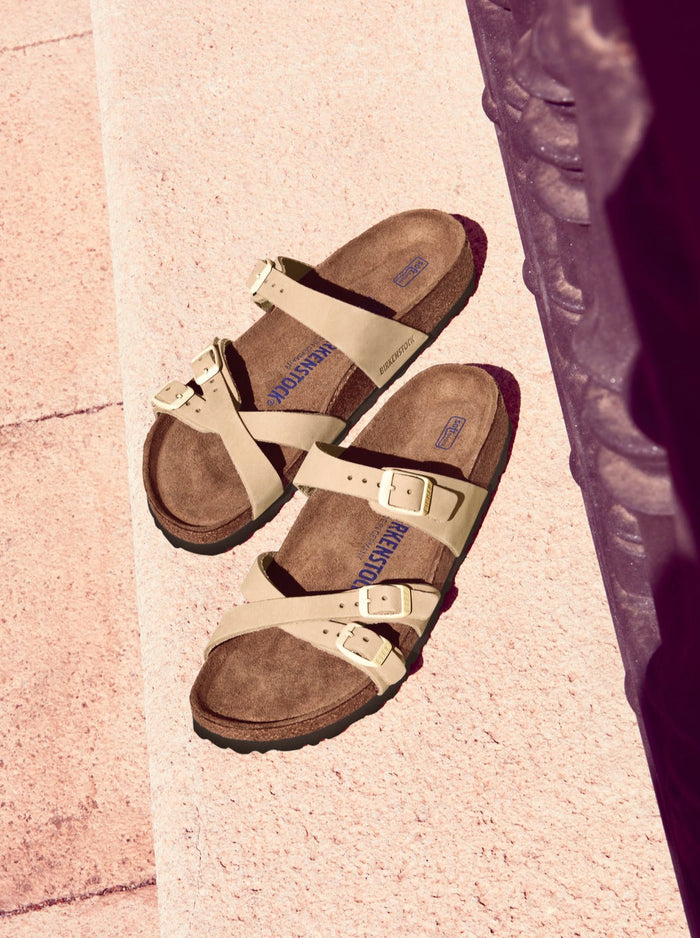 BIRKENSTOCK FRANCA SOFT FOOTBED NUBUCK | SANDCASTLE