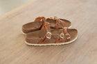 BIRKENSTOCK FRANCA BRAIDED LEATHER | COGNAC