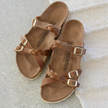 BIRKENSTOCK FRANCA BRAIDED LEATHER | COGNAC