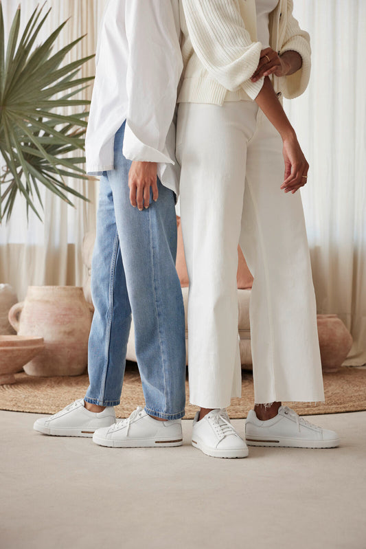 BIRKENSTOCK BEND LOW LEATHER | WHITE