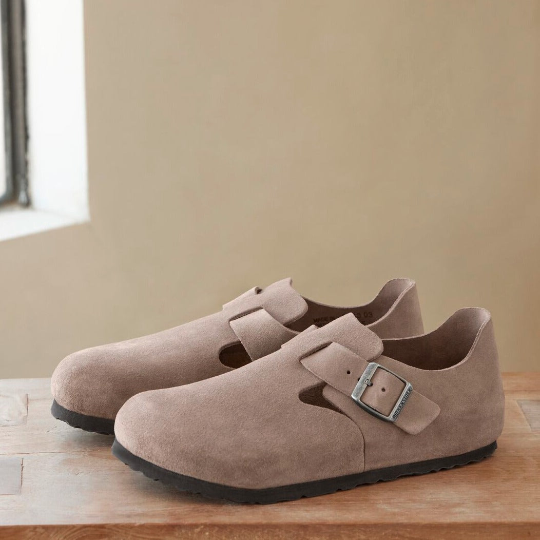 BIRKENSTOCK LONDON SUEDE | TAUPE