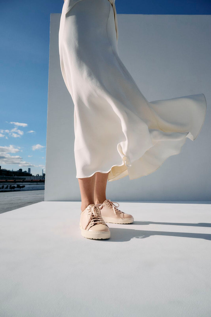 BIRKENSTOCK BEND HIGH SHINE | NEW BEIGE