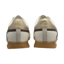 GOLA TORPEDO LEATHER | OFF WHITE/DARK BROWN/GOLD