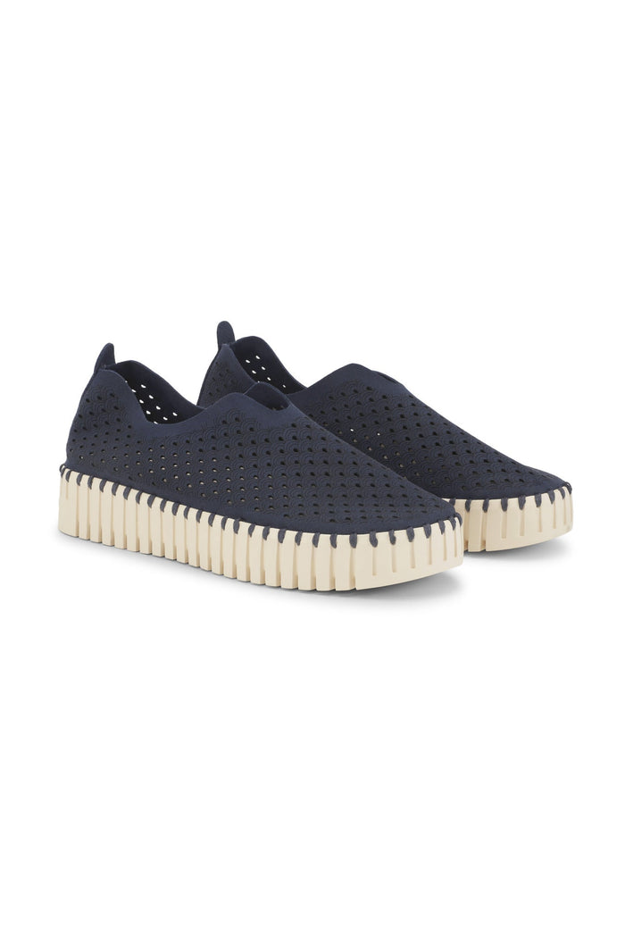 ILSE JACOBSEN PLATFORM TULIP SHOE | DARK INDIGO