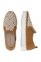 ILSE JACOBSEN PLATFORM TULIP SHOE | CASHEW/WHITE