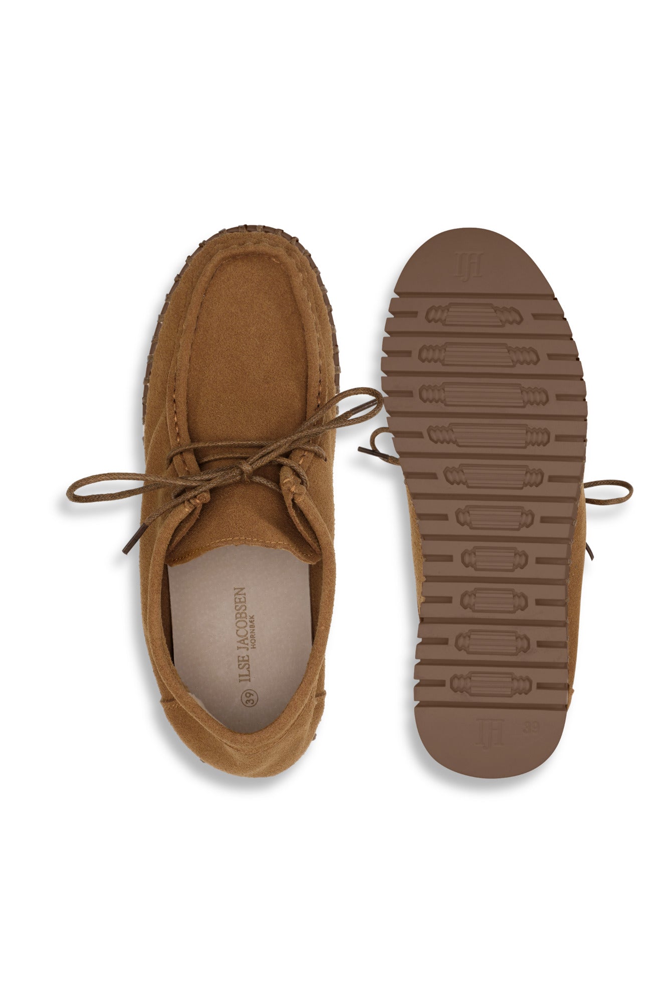 ILSE JACOBEN TULIP LACE UP SHOE | CASHEW