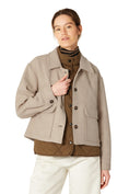 Load image into Gallery viewer, ILSE JACOBSEN SHORT WOOL JACKET | WHEAT
