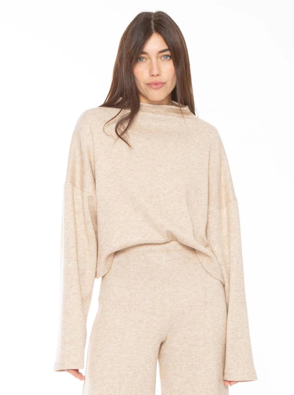 RIPLEY RADER CASHMERE-LIKE FUNNEL NECK TOP