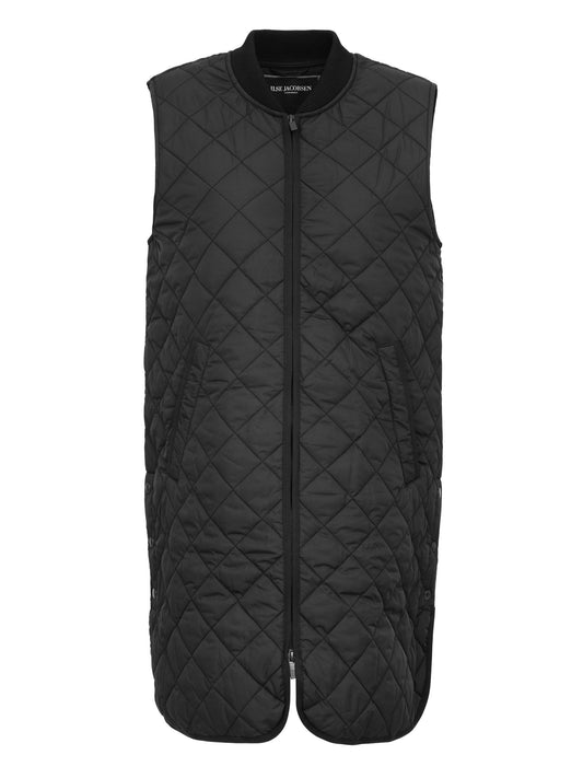 ILSE JACOBSEN QUILT VEST | BLACK