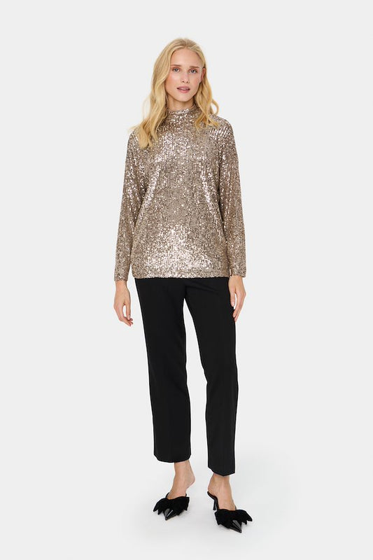 ST REYANA SEQUIN BLOUSE | ASTI