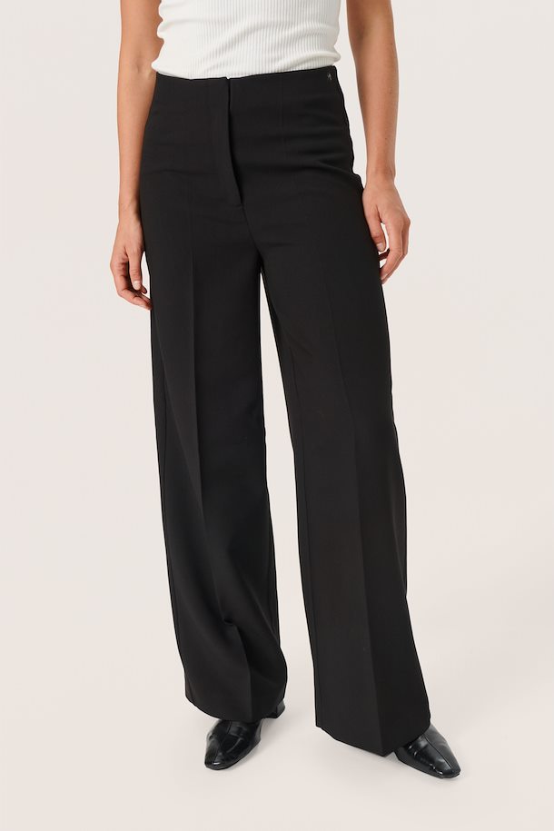 SL CORINNE WIDE TROUSER | BLACK