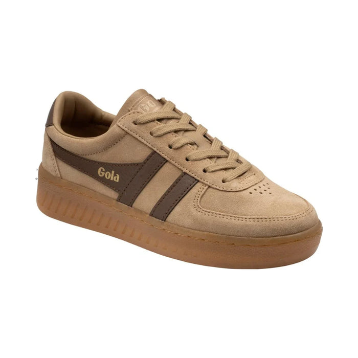 GOLA GRANDSLAM SNEAKER | CARAMEL/DARK BROWN/GUM
