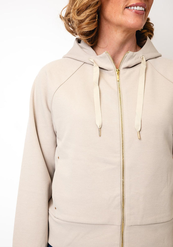FRANSA PRIYA CARDIGAN | OXFORD TAN