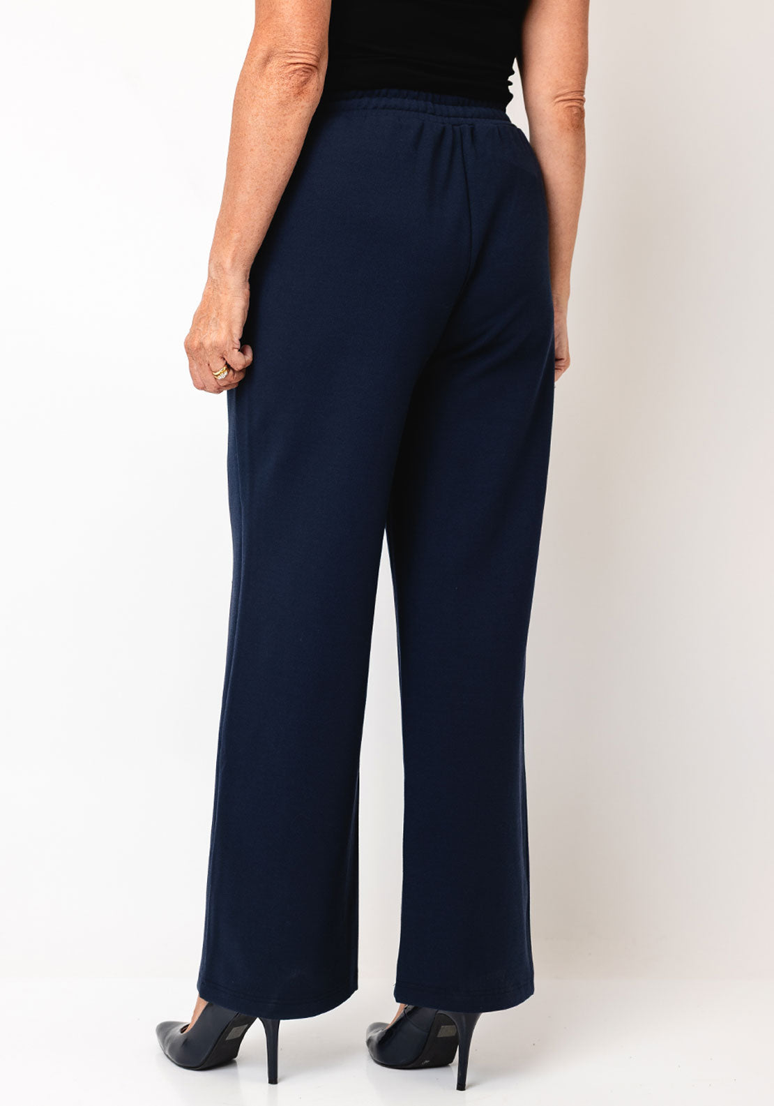 FRANSA PRIYA WIDE LEG TROUSER | NAVY