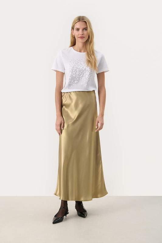 PART TWO LAURINAS SKIRT | GOLD