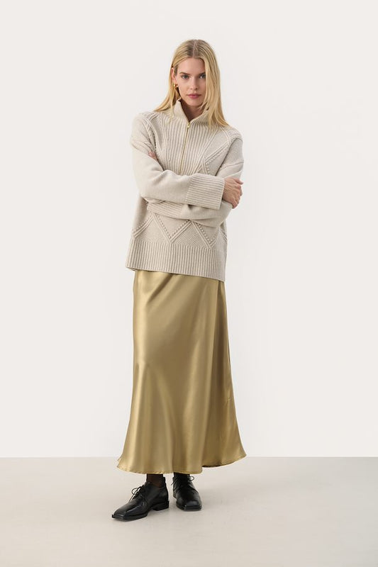 PART TWO LAURINAS SKIRT | GOLD