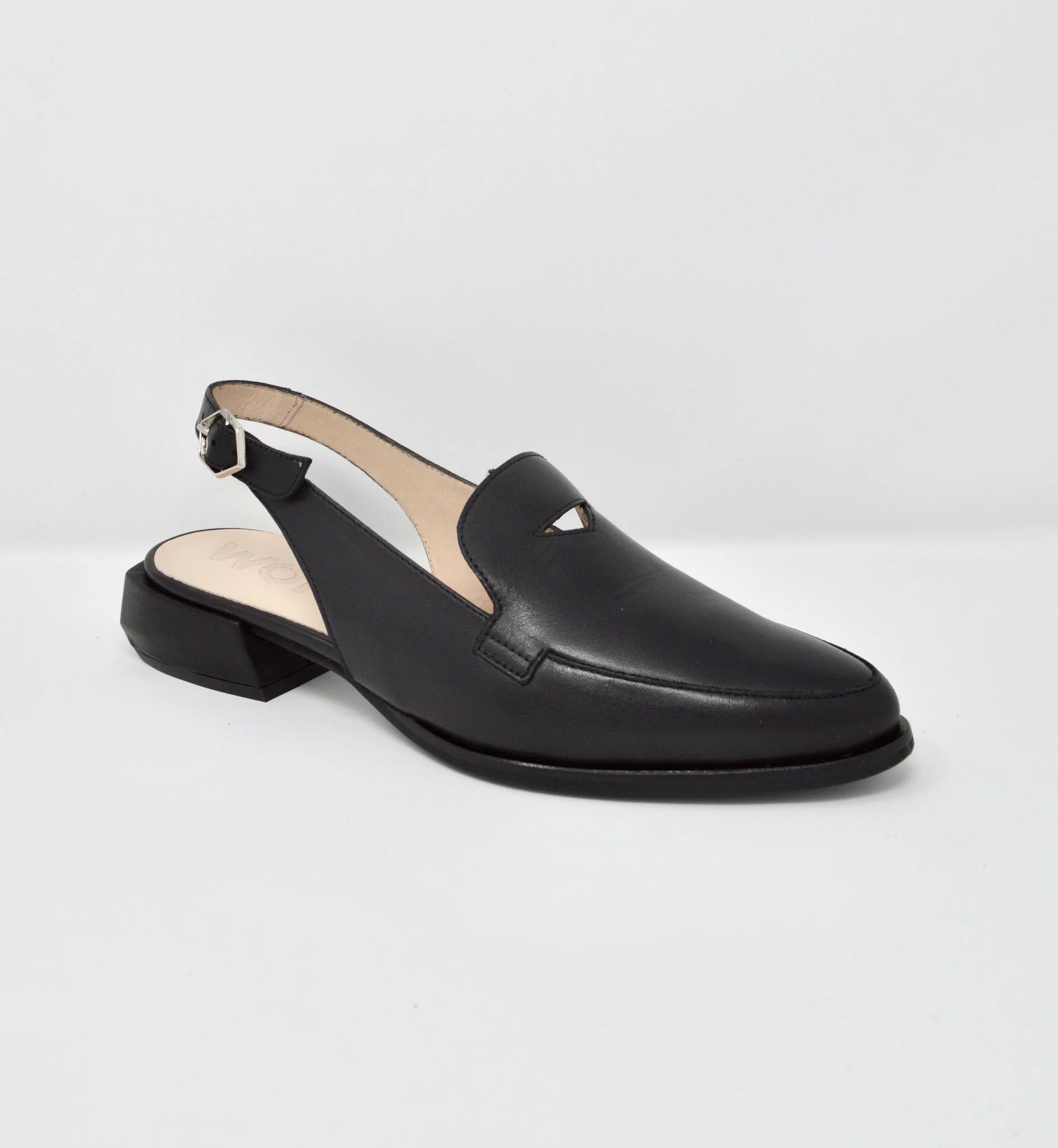 WONDERS ISEO SLINGBACK LOAFER | BLACK