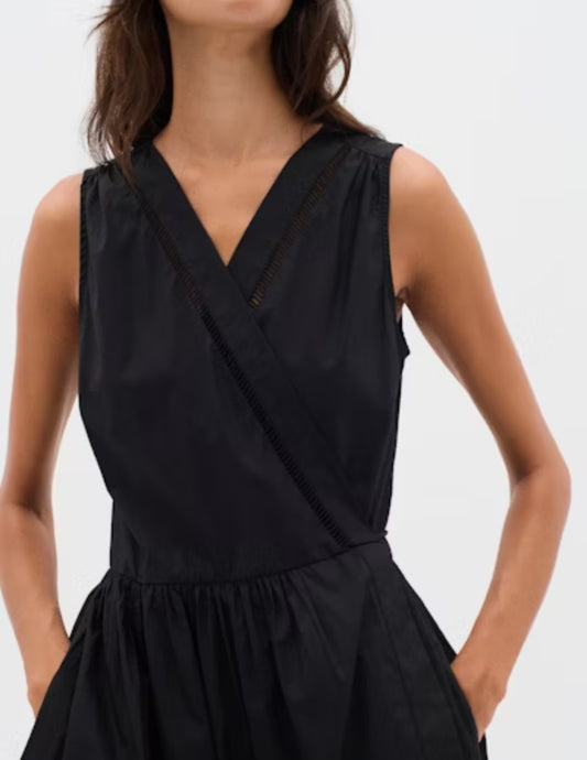 IN WEAR FURLA WRAP DRESS | BLACK