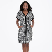 ANITA MORELLA BEACH DRESS | BLACK\WHITE