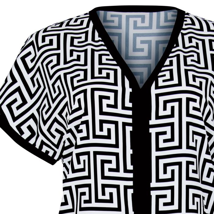 ANITA MORELLA BEACH DRESS | BLACK\WHITE