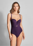 Load image into Gallery viewer, EMPREINTE ICONIC SWIMSUIT | Prune
