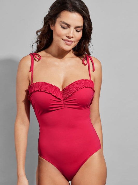 EMPREINTE KISS BANDEAU SWIMSUIT | ROSARIO