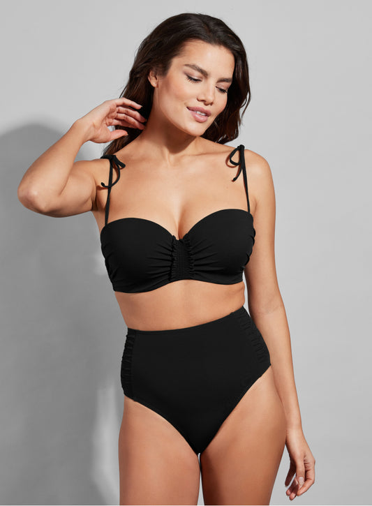 EMPREINTE KISS BANDEAU BIKINI | BLACK