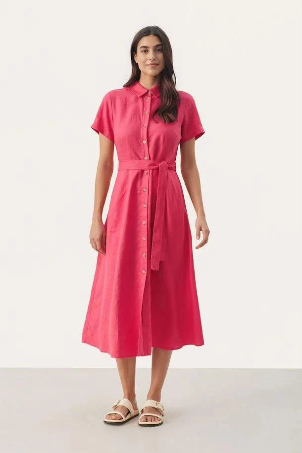 PART TWO EFLIN DRESS | CLARET RED