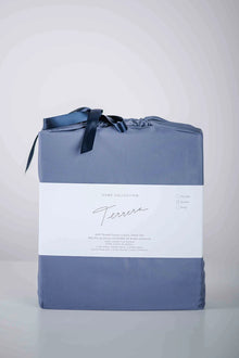 TERRERA BAMBOO KING SHEET SET | MINERAL BLUE