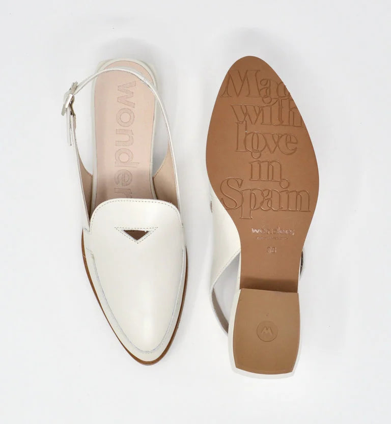 WONDERS ISEO SLINGBACK LOAFER | IVORY