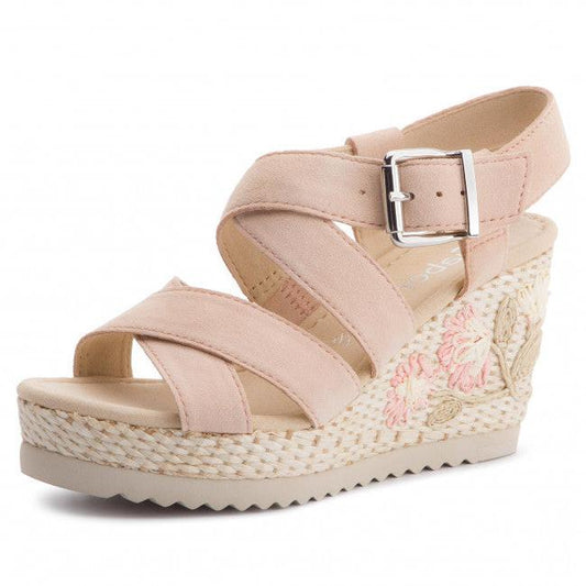 GABOR ESPADRILLES ANKLE STRAP WEDGE SANDAL