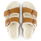 BIRKENSTOCK ARIZONA SHEARLING SUEDE LEATHER | MINK