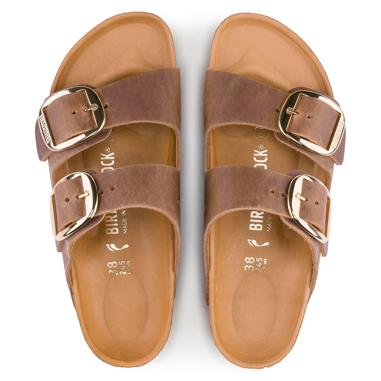 BIRKENSTOCK ARIZONA BIG BUCKLE LEATHER | COGNAC – THE HEN HOUSE 2