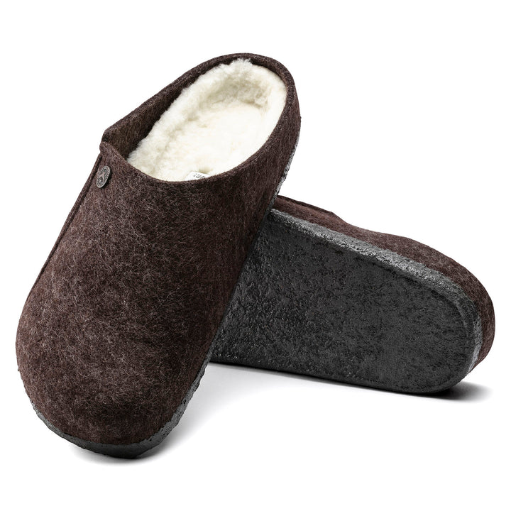 BIRKENSTOCK MENS ZERMATT SHEARLING WOOL FELT | MOCHA