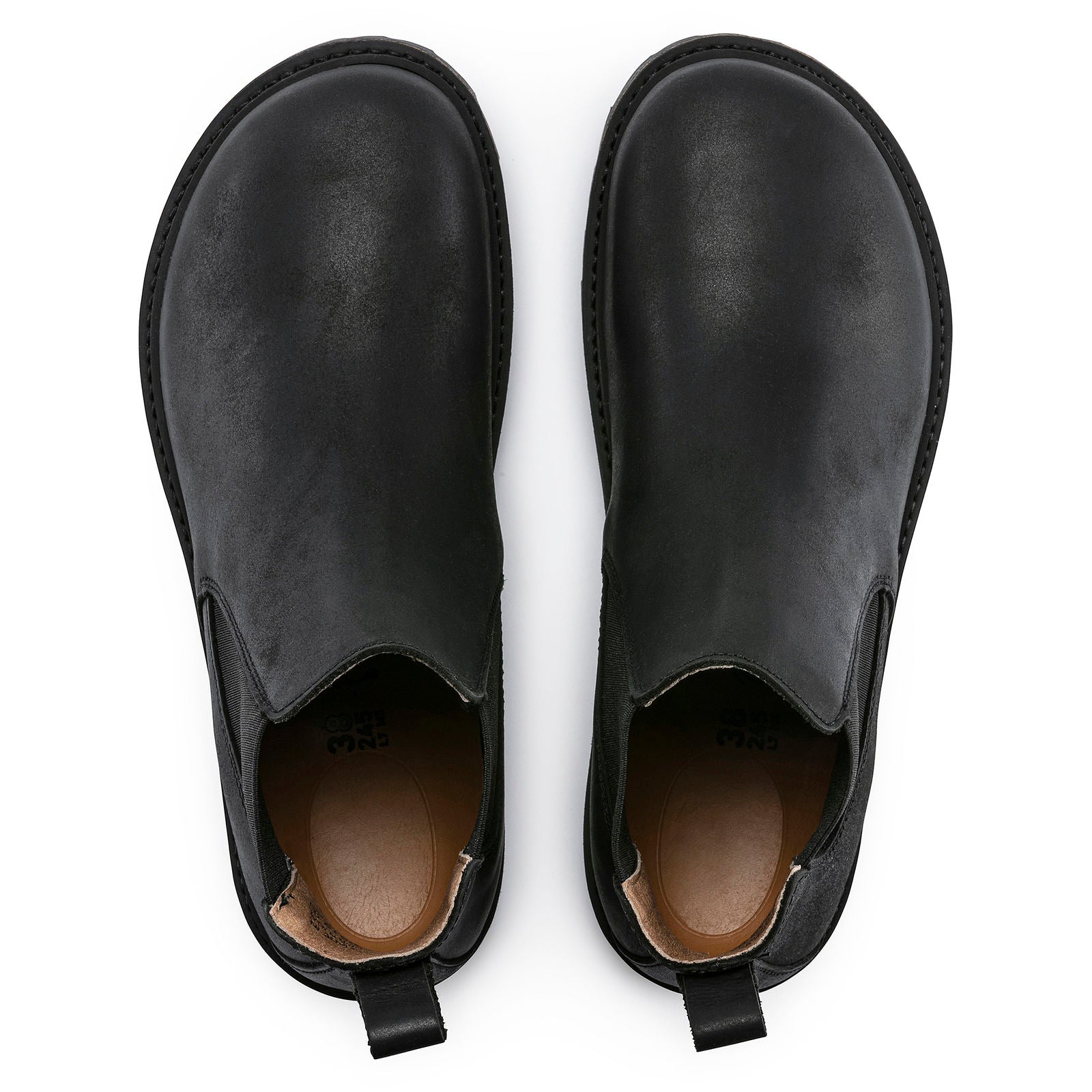 BIRKENSTOCK STALON NUBUCK LEATHER | BLACK