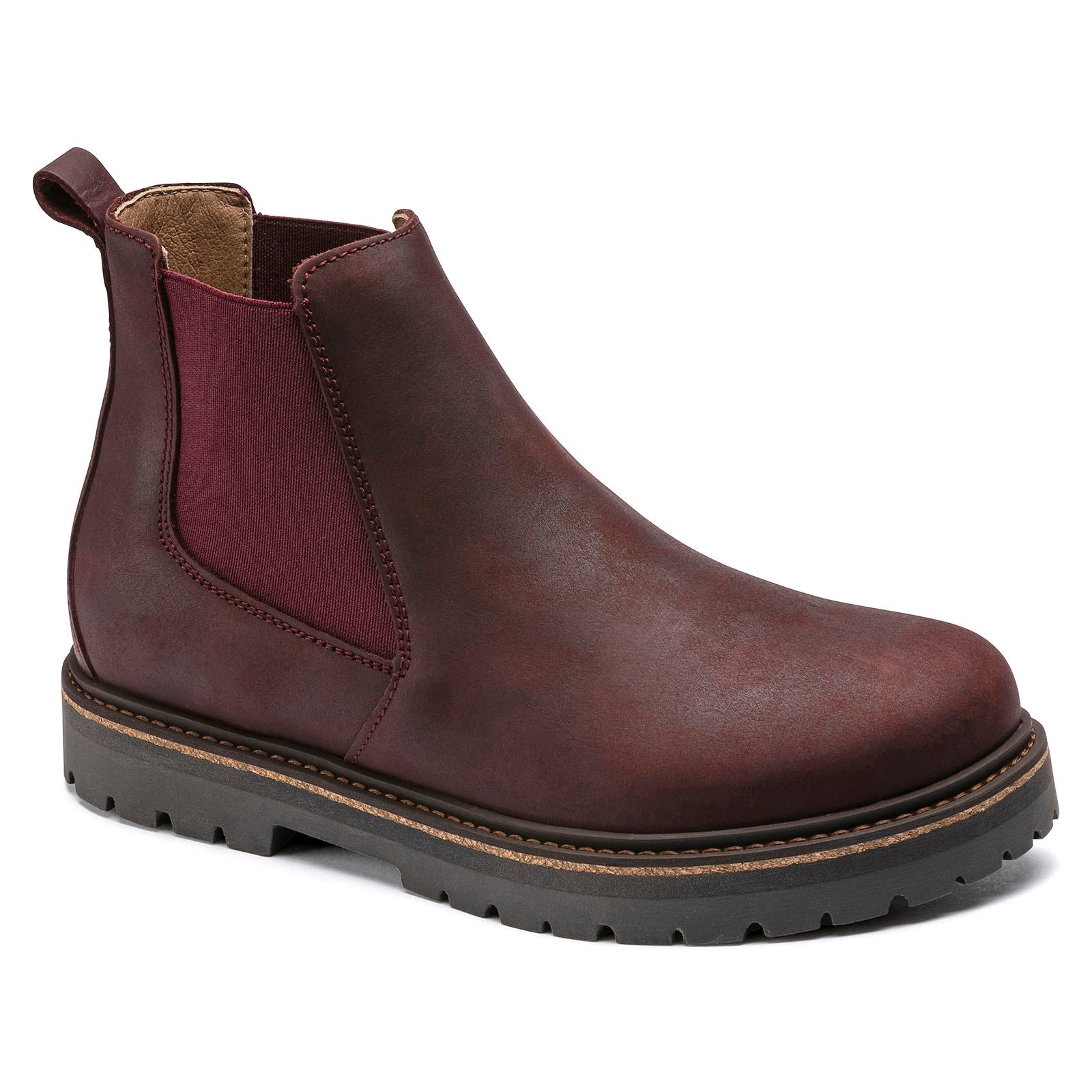 BIRKENSTOCK STALON NUBUCK LEATHER | BURGUNDY
