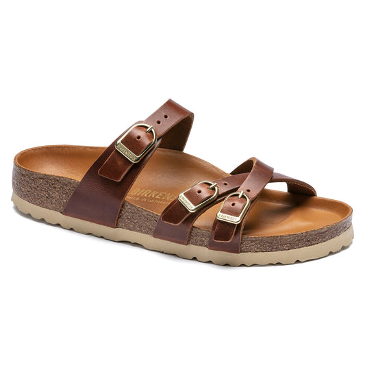 BIRKENSTOCK FRANCA LEATHER | COGNAC