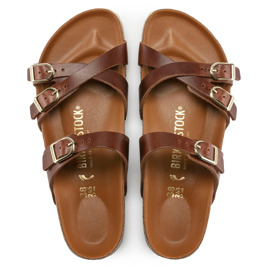 BIRKENSTOCK FRANCA LEATHER | COGNAC