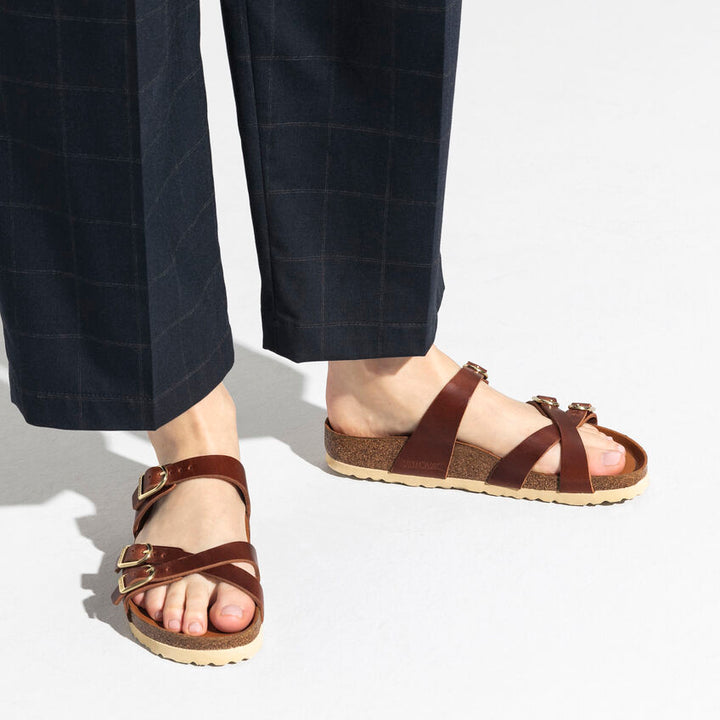 BIRKENSTOCK FRANCA LEATHER | COGNAC