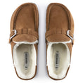 Load image into Gallery viewer, BIRKENSTOCK BUCKLEY SHEARLING SUEDE LEATHER | TEA
